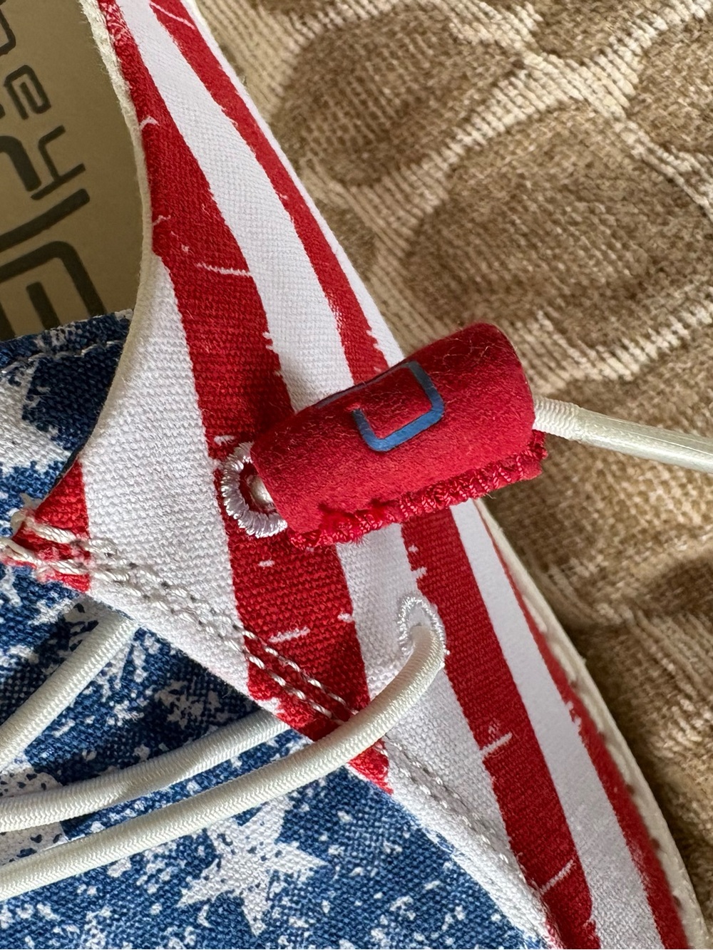 HEY DUDE Wendy Star Spangled shoes. size 11 women’s - Picture 3 of 6